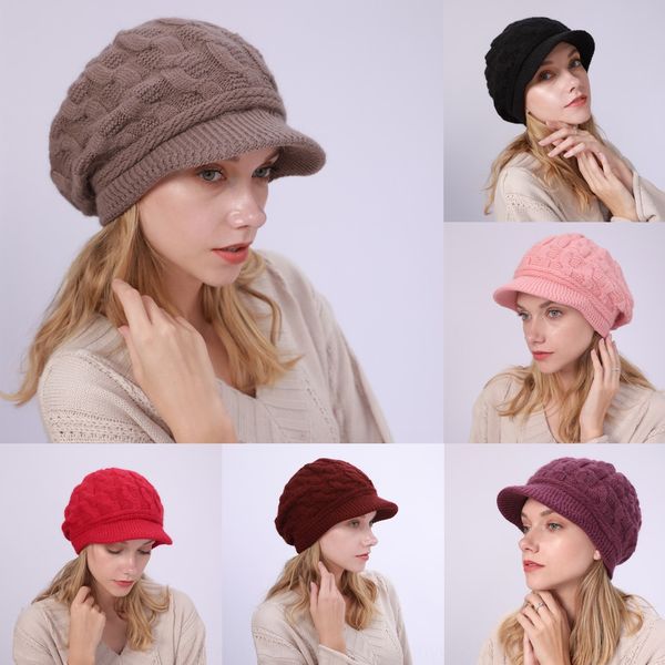 

bxdy lot2288 wool visors newsboy caps beret hat 10pcs mens, Blue;gray