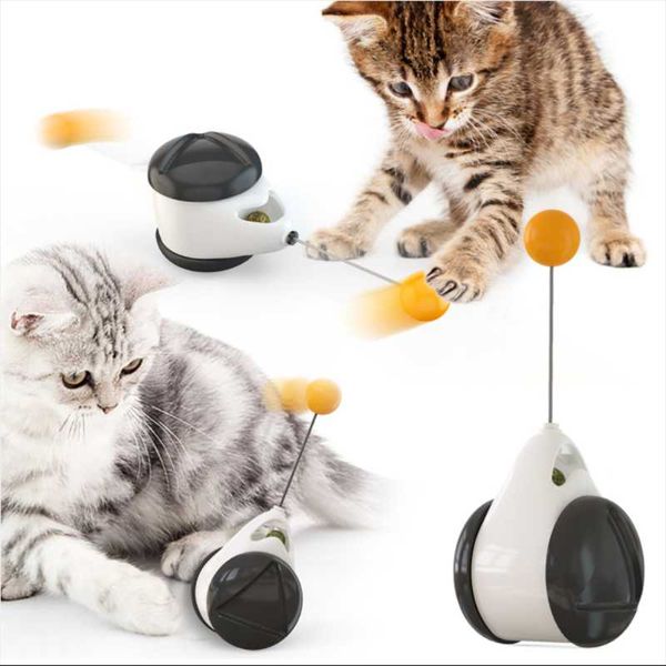 

cat toys toy tumbler rotating tease puzzle ball supplies pet