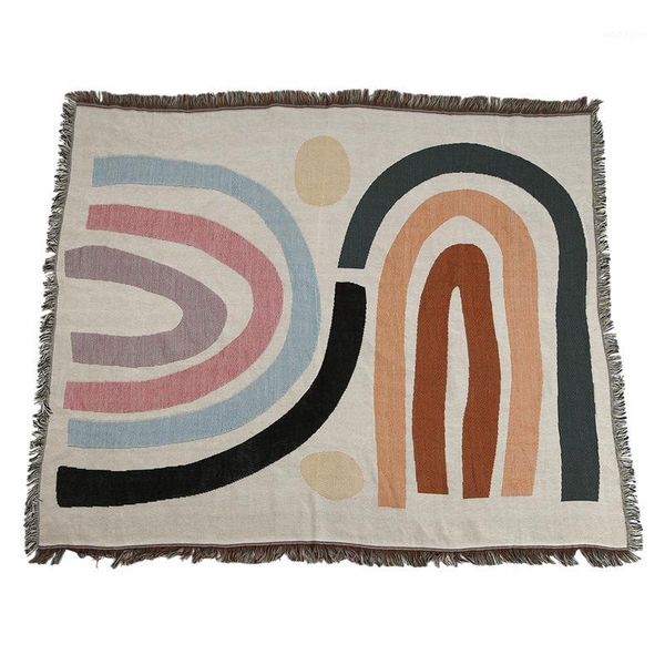 

carpets casual blanket carpet decoration fashion personalized creative tapestry knitted sofa single mat1