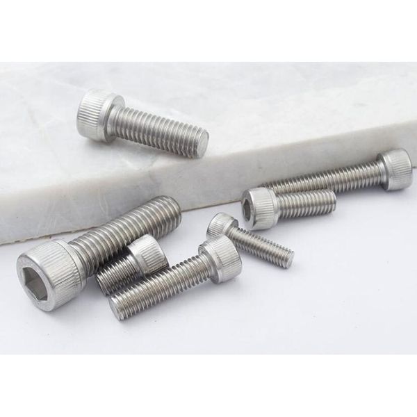

100pcs m4 m5 din912 304 stainless steel hexagon socket head cap screws hex socket bicy wmtjzp bdenet