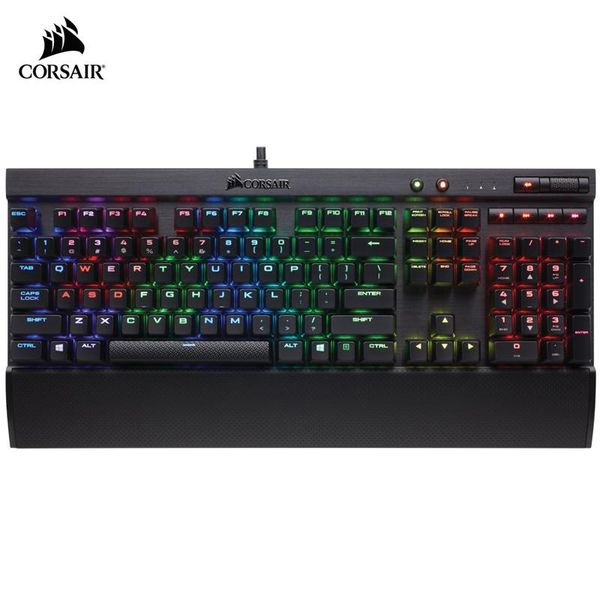 

keyboards k70 lux rgb mechanical gaming keyboard - usb passthrough & media controls linear quiet led bac