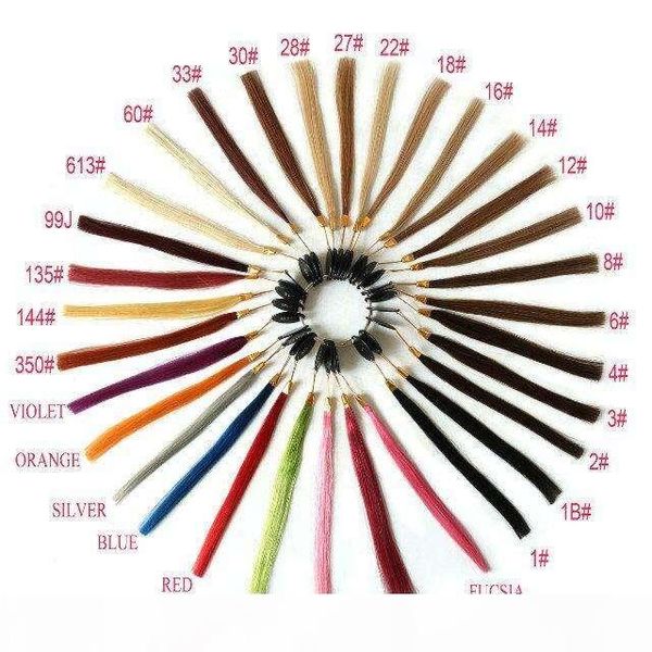 

customized available evermagichair 100% human hair color rings color charts 32 colors balayage hair color hair accessories