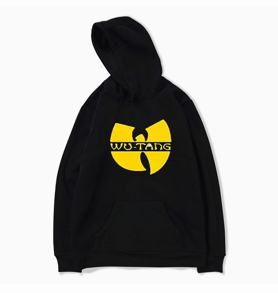 

mens woman hoodie tracksuit sweat coat casual sportswear hoodies 2020 brand male hip hop long sleeve wu tang hooded sweatshirt 1019, Black