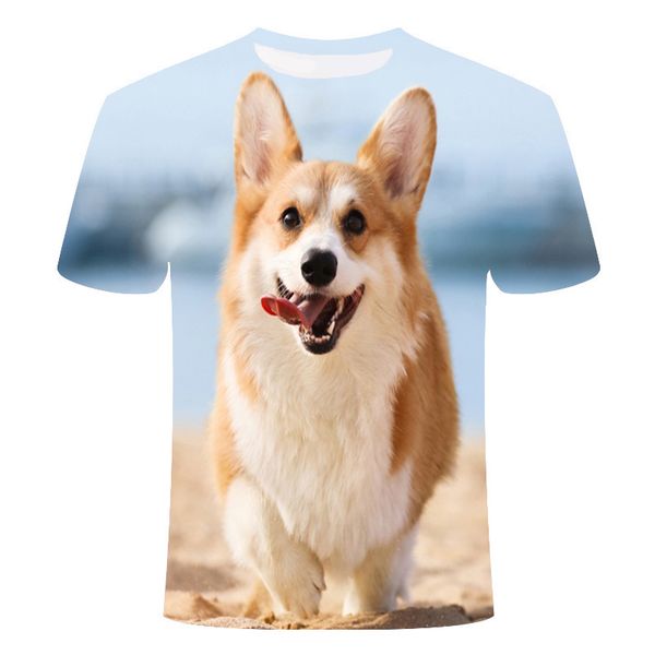 

animal dog pet o-collar summer 110-6xl 3d print shirts hippie kawaii comics men clothing