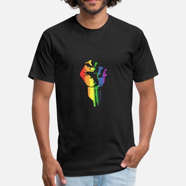 

rainbow fist t shirt diy print vintage tracksuit hoodie sweatshirt