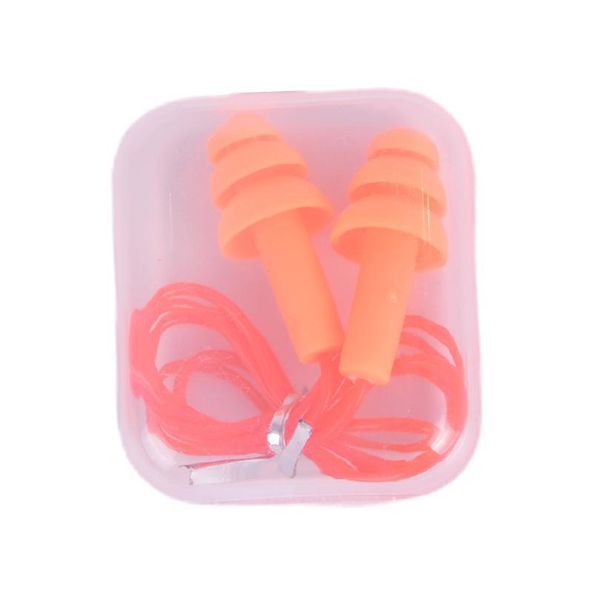 

1 pair box-packed comfort earplugs noise reduction sile soft ear plugs swimming sile earplugs protective f bbyxza