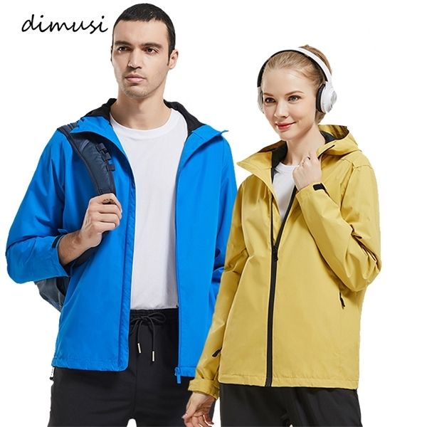

dimusi men's outdoor casual mens waterproof hooded coats man/women army solid breathable windproof jackets clothing c1024, Black;brown