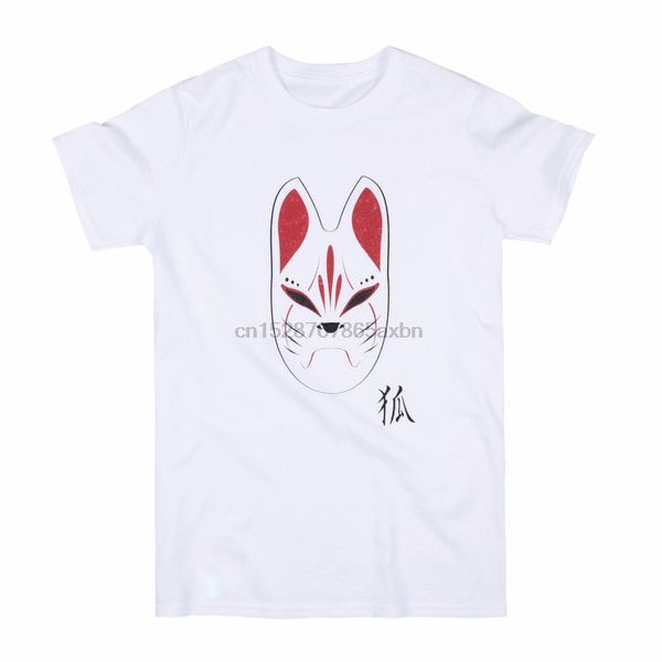 

2020 summer s mens популярные стиль man японские fox mask аниме манга япония кандзи kawaii пишущие дизайнеров текст толстовку футболки толст
