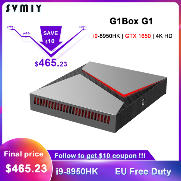 

mini pc i9 windows 10 computer minipc portable gtx 1650 for gamer 4k tv intel -9750h game for nvme ssd dual ddr4 desktop