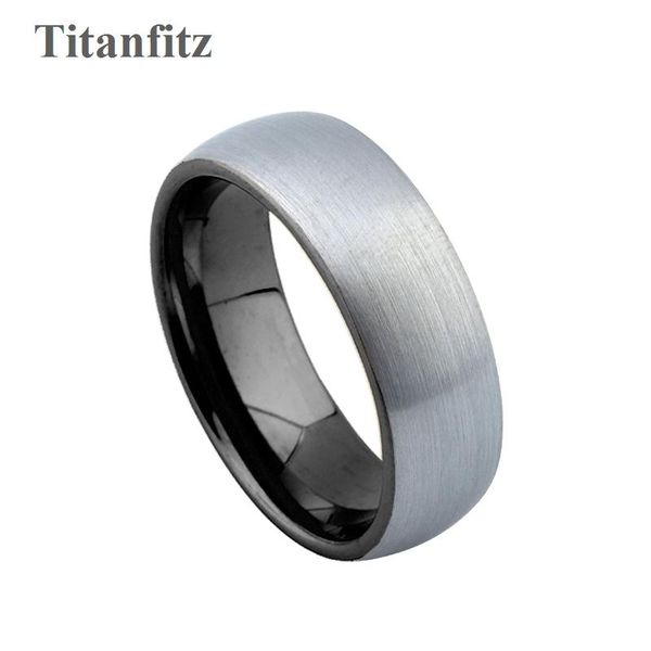 

wedding rings 100% tungsten carbide ring male black alliances band couple for men and women comfort fit, Slivery;golden