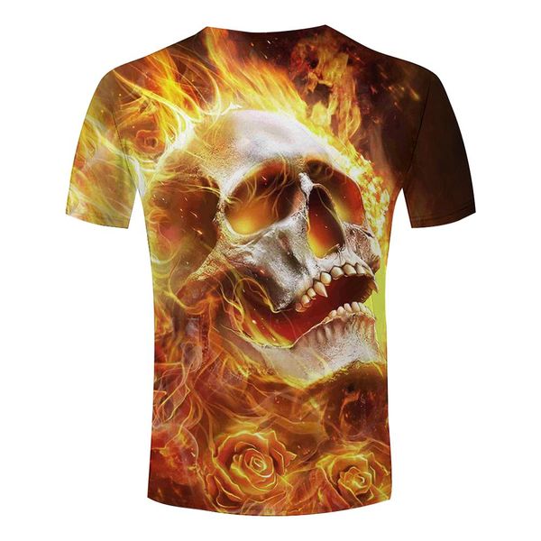 

lyprerazy music dj for men 3d skull print hip pop neutral new oversized 3d print shirts hippie plus size graphic men clothing