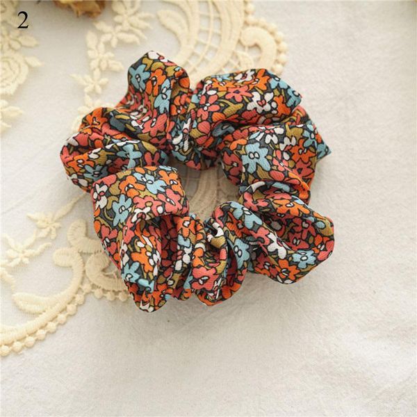 

vintage flower hair band girls floral ponytail holder elastic hair rope ring fashion women hairband headband hair accessories q bbyicv