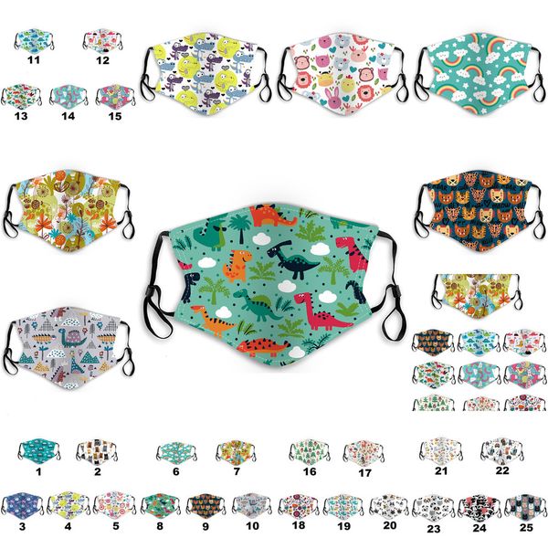 

fashion printed cotton design mask dust respirator can be washed water and inserted with filters face masks 3 n49al