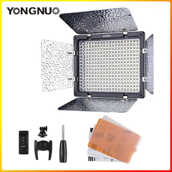 

yongnuo yn300iii yn300 iii yn-300iii 3200k-5600k cri95 camera p led video light optional with ac power adapter + battery kit1