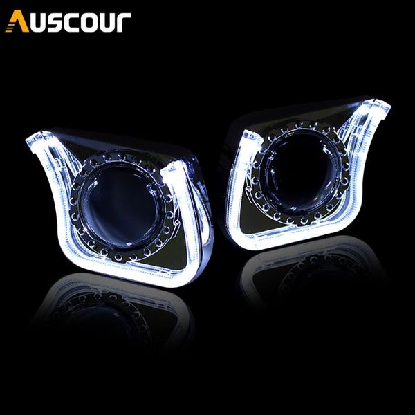 

2.5inch омыватели линзы led angel eyes би-ксенон проектор 2,5 h1 hid объектив для h4 h7 автомобиля фары фара автомобиля в сборе modify
