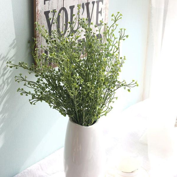 

decorative flowers & wreaths f001 43cm simulation plastic grass leaves plant arrangements wedding artificial flower valentine's day hom