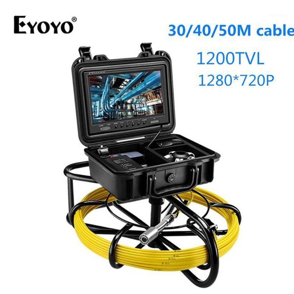 

eyoyo hd 1280*720p pipeline endoscope inspection camera underwater industrial pipe sewer drain wall digital cam lcd monitor1