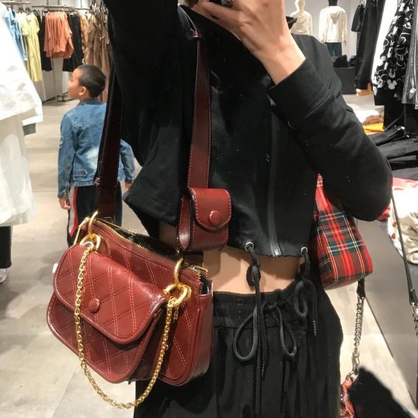 

цепи сумки на ремне, кожа pu сумка широкий ремень crossbody 2020 новая мода закрылков сумка vintage кожаные сумки болса feminina