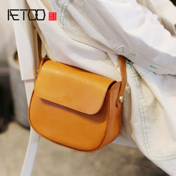 

hbp aetoo vintage saddle bag, semi-round high-sense bag, 100-year-old with oceanic retro summer slant bag