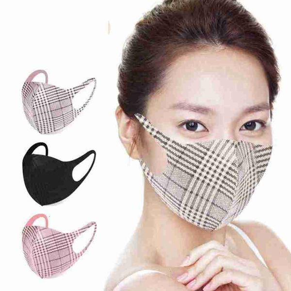 

mouth 4 styles plaid breathable protective mask washable reusable designer face masks cyz2623