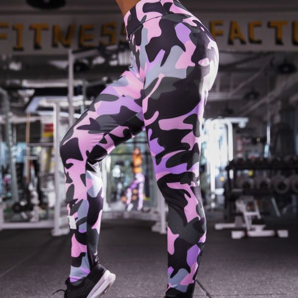 

tyqip selling personalized camouflage printing leggingsunderpants fitness leggings7001 leisure yoga women's personalized selling spor, Gray