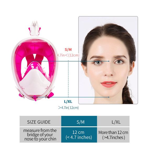 

анфас snorkel дайвинг маска 360 градусов поворот scuba подводное плавание морские установить водолазное оборудование jllzfa nana_home