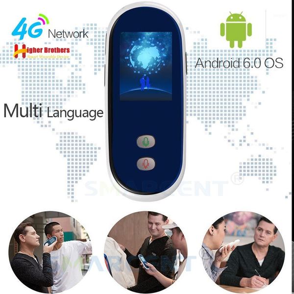 

voice translation 4g sim smart portable translator 35 language translation real time translator 2.4 inch screen wifi android 6.01