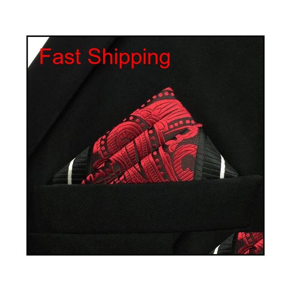 

jh8 paisley red black handkerchief pocket square mens neckties jacq qylomg bdehome, Blue;white