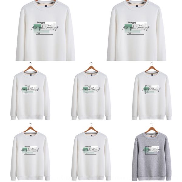 

2020 новых осенью мужских случайный длинного рукав персонализированных мод бренд свободного большой wy1643 2020 sweaternew осенних мужского, Black