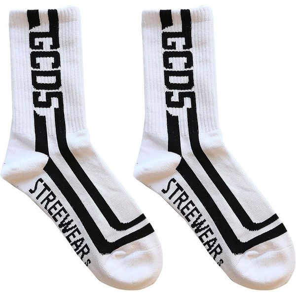 

gcds men's and women's tube socks harajuku color striped socks 2020, Black