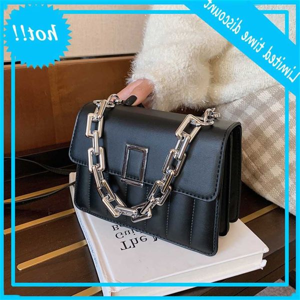 

thick acryl chain bags for women 2021 fashion small square with stitches design single shoulder premium messenger bag