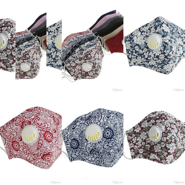 

pm2.5 reusable masks washable face dhl mask anti-dust valve protective cotton face masks cn68f 4gyh