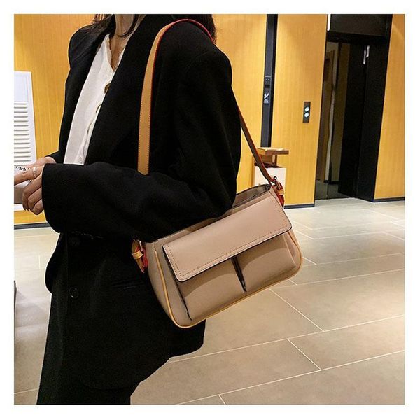 

handbag 2020 fashion new pu leather women's handbag large tote bag lock chain shoulder messenger