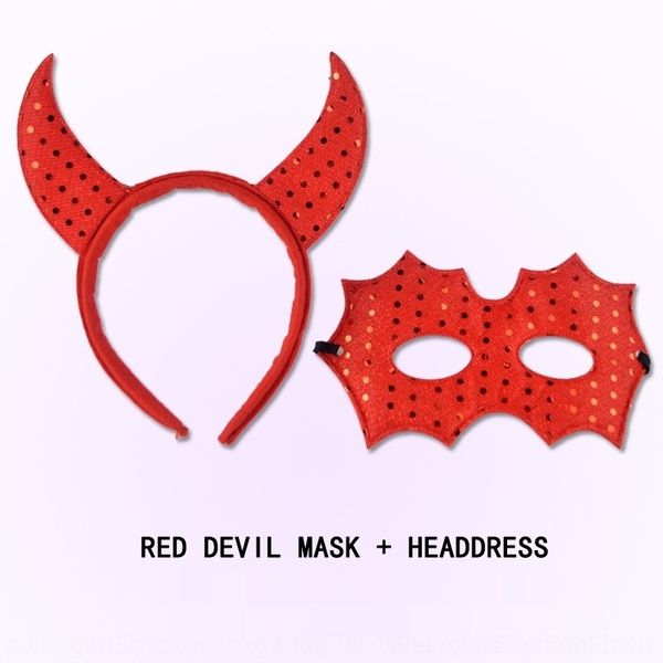 

wtv9s halloween party supplies cos headscarf headwear headscarfdress up children's headdress headband spider horn headband ox hair mask