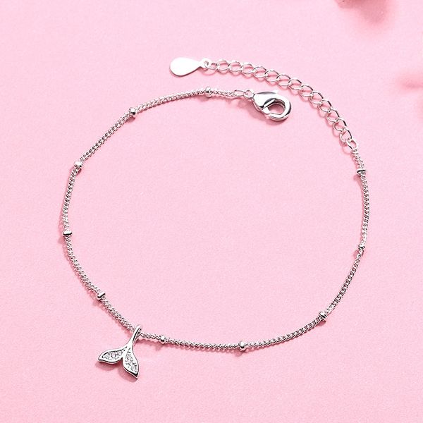 

gu maoning mermaid braceletfemalekorean simple primary and fresh studentmori department cold wind flash drill bracelet fishtail bracelet s8m, Golden;silver