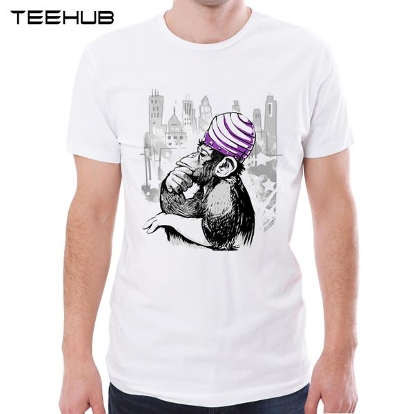 

new arrival men t-shirt evil monkey mojo printing short sleeve casual tee shirts hipster funny sport hooded sweatshirt hoodie