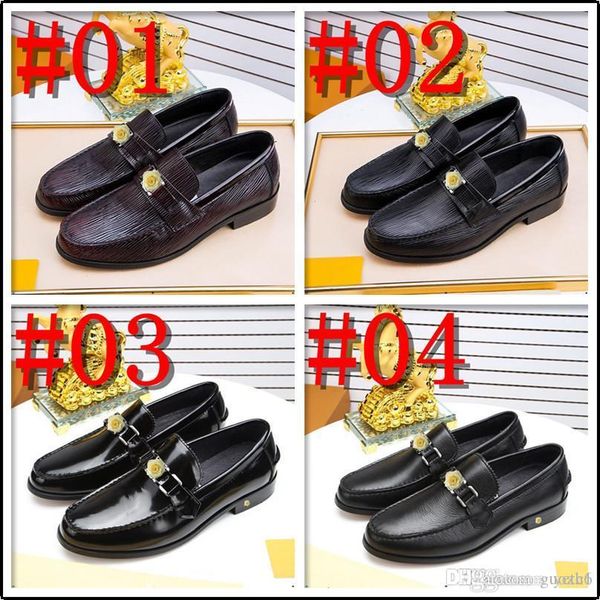 

mi 21ss men dress shoes big size 38-43 british fashion brogue style party leather wedding shoes men flats oxfords formal shoes 33, Black