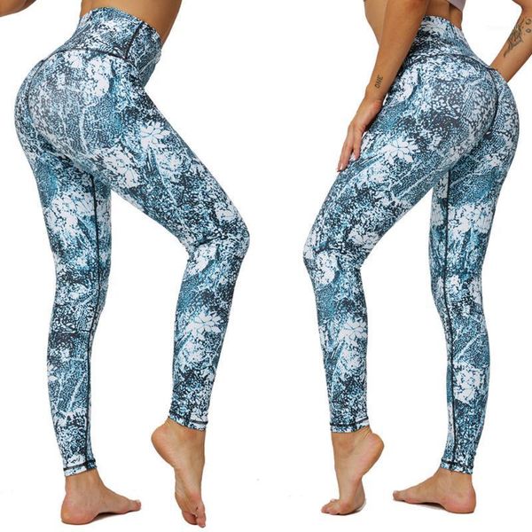 

yoga outfits 2021 leggings women high waist tummy control pants printing with pocket fitness running push up hips exercise trousers1, White;red