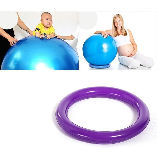 

pvc exercise yoga ball explosion proof fixed ring base home anti slip round fitness stable portable gym thickened1