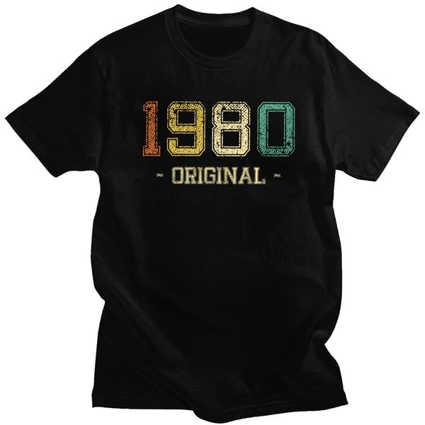 

vintage original 1980 for short sleeve 40th birthday gift 40 years old anniversary tee sport hooded sweatshirt hoodie men t shirt