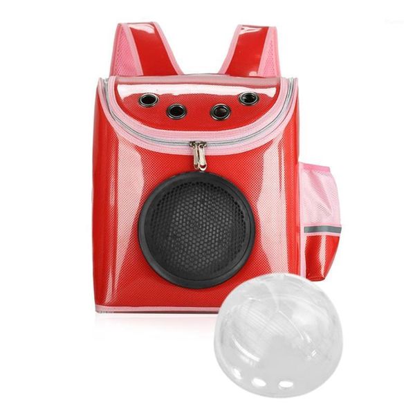 

portable pet carrier space cabin shaped breathable pet carrier cat dog outdoor package bag puppy backpack travel1
