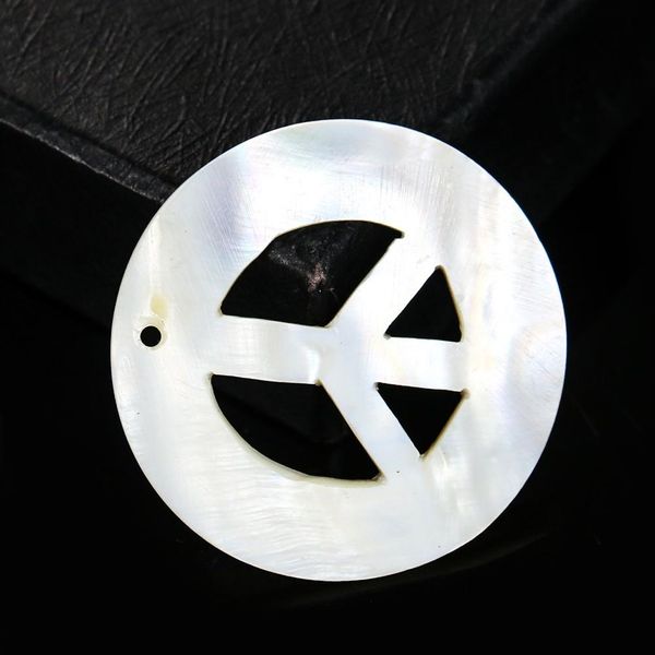 

2pcs peace sign shell flakes natural mother of pearl shell pendants diy earrings necklace jewelry making women girls gifts h jllacj