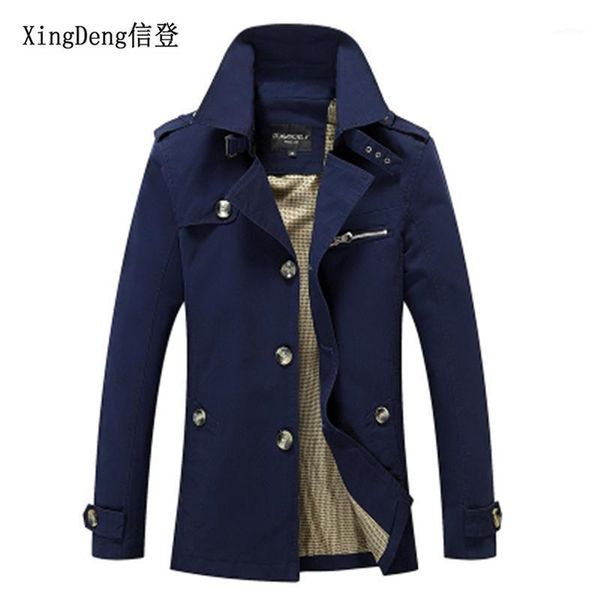 

xingdeng new winter fashion jacket middle age men thick warm 80s costumes coat men's casual hooded clothing plus size 5xl1, Black;brown