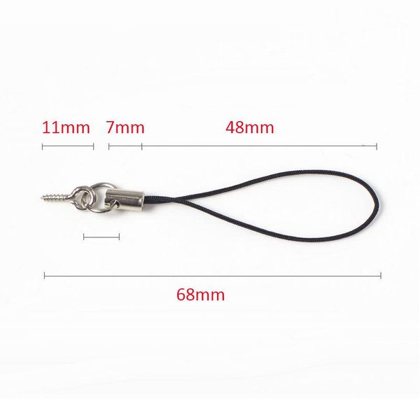 

20pcs/lot thread cord diy bag key toys phone rings clips hanger holder keychain diy keyfob toys phone lanyard acc bbyrsq