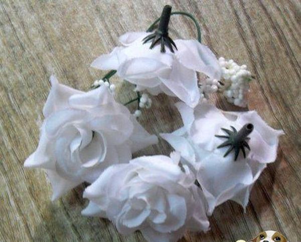 

white crimping rose flower head wedding silk flower decoration flower ball a wmtejg bdedome