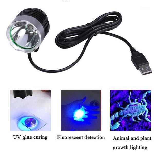 

5v usb uv lamp sterilizer ultraviolet light green oil glue curing lamp dryer led light for sterilization phone circuit board1