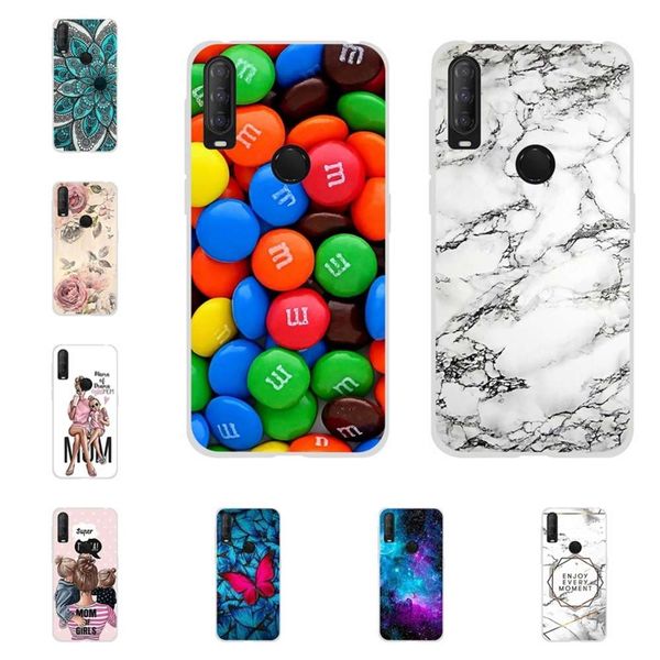 

1s cover soft silicone thin tpu shell bumper back case for fundas alcatel 3l 2020 phone bags cases