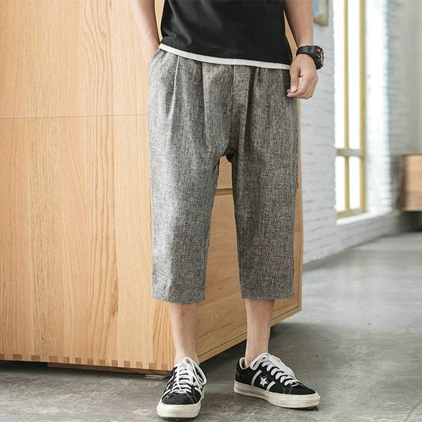 

casual pant men hip hop oversized 2020 new streetwear straight trousers mens fashion summer cotton joggers harem pants