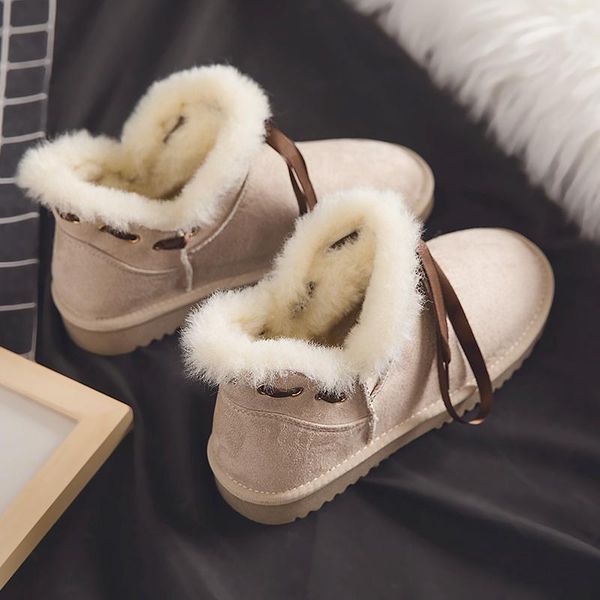 

elegant woman boots brand women's shoes boots-women flat heel round toe winter footwear booties ladies fashion 2020, Black