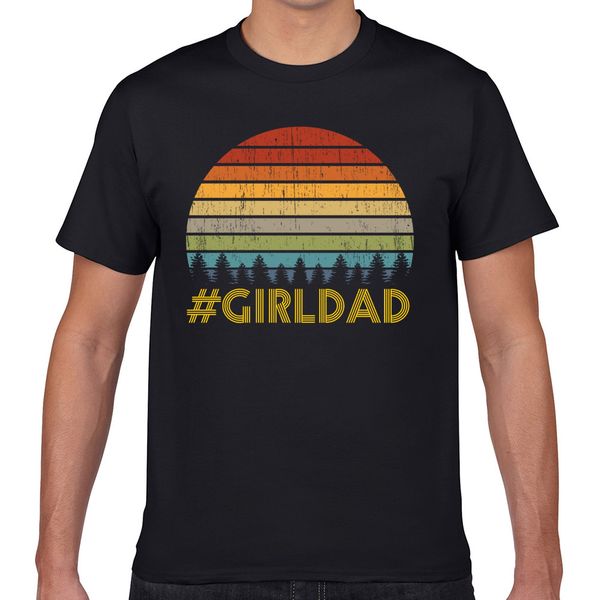 

t shirt men girldad girl dad father of girls retro sunset funny harajuku geek cotton male tshirt xxxl sport hooded sweatshirt hoodie